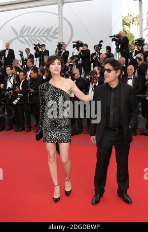 Die Schauspielerin Charlotte Gainsbourg und der Schauspieler Yvan Attal nahmen an der Vorführung "The Meyerowitz Stories" während der 70. Jährlichen Filmfestspiele von Cannes im Palais des Festivals am 21. Mai 2017 in Cannes, Frankreich, Teil. Foto von David Boyer/ABACAPRESS.COM Stockfoto