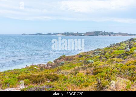 Porpoise Bay auf der Insel Rottnest in Australien Stockfoto