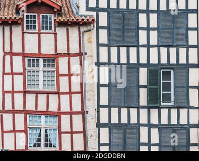 Historisches und kulturelles Stadtzentrum von Bayonne, Frankreich Stockfoto
