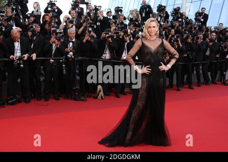 Charlize Theron bei der 70. Jubiläumsvorführung während des 70. Jährlichen Filmfestivals in Cannes im Palais des Festivals am 23. Mai 2017 in Cannes, Frankreich. Foto von David Boyer/ABACAPRESS.COM Stockfoto