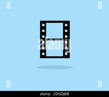 Design mit Filmsymbole Stock Vektor
