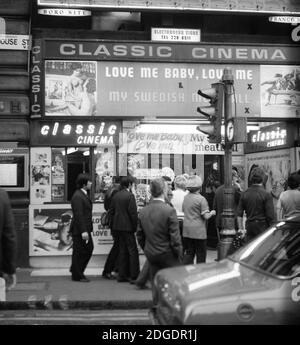 Straßenszene. London, 1971 Stockfoto