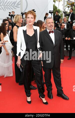 Natacha Polony und sein Mann Perico Legasse besuchen L’Amant Doppelvorführung während der 70. Jährlichen Filmfestspiele von Cannes im Palais des Festivals am 26. Mai 2017 in Cannes, Frankreich. Foto von David Boyer/ABACAPRESS.COM Stockfoto