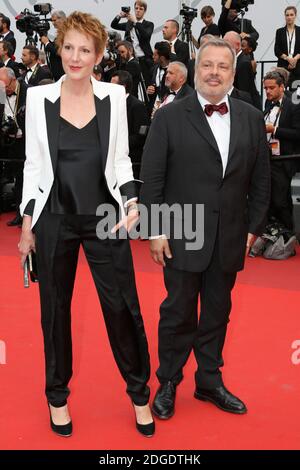 Natacha Polony und sein Mann Perico Legasse besuchen L’Amant Doppelvorführung während der 70. Jährlichen Filmfestspiele von Cannes im Palais des Festivals am 26. Mai 2017 in Cannes, Frankreich. Foto von David Boyer/ABACAPRESS.COM Stockfoto