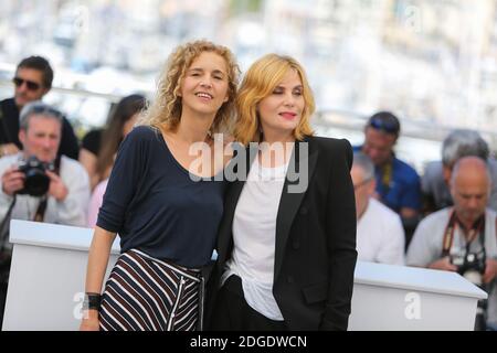 Emmanuelle Seigner, Delphine De Vigan beim D’Apres Une Histoire Vraie Photocall während der 70. Jährlichen Filmfestspiele von Cannes im Palais des Festivals am 27. Mai 2017 in Cannes, Frankreich. Foto von David Boyer/ABACAPRESS.COM Stockfoto