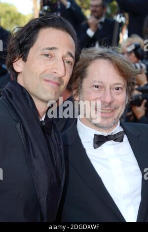 Adrien Brody und Mathieu Amalric bei der Vorführung von D'Apres Une Histoire Vraie im Rahmen der 70. Filmfestspiele von Cannes am 27. Mai 2017 in Cannes, Frankreich. Foto von Aurore Marechal/ABACAPRESS.COM Stockfoto