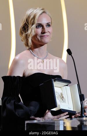 Diane Kruger Gewinnerin des Best Actress Award bei der Abschlussfeier im Rahmen der 70. Filmfestspiele von Cannes am 28. Mai 2017 in Cannes, Frankreich. Foto von Aurore Marechal/ABACAPRESS.COM Stockfoto