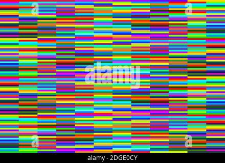 Helle Streifen Hintergrund Verlauf Regenbogen Spektrum horizontal bunte Textur Stockfoto