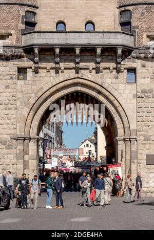 Der längste Tisch von Köln Stockfoto