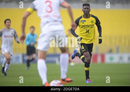 Michael Olunga (14) von Kashiwa Reysol während des 2020 J.LEAGUE Division 1 Fußballmatches zwischen Kashiwa Reysol 0-1 Nagoya Grampus im Sankyo Frontier Kashiwa Stadium am 5. Dezember 2020 in Kashiwa, Chiba, Japan. Quelle: FAR EAST PRESS/AFLO/Alamy Live News Stockfoto