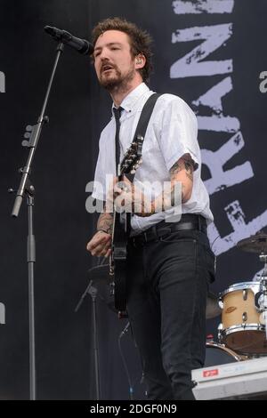 Frank Turner spielt live auf der Bühne beim Southside Festival in Neuhausen ob Eck, Deutschland am 24. Juni 2017. Foto von Julien Reynaud/APS-Medias/ABACAPRESS.COM Stockfoto