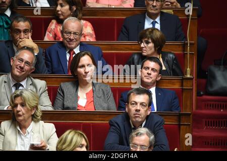 Der ehemalige französische Premierminister und Parlamentsabgeordnete Manuel Valls nimmt an der Eröffnungssitzung der 15. Legislaturperiode der Fünften Republik Frankreichs an der Nationalversammlung in Paris, Frankreich, am 27. Juni 2017 Teil. Foto von Eliot Blondt/ABACAPRESS.COM Stockfoto