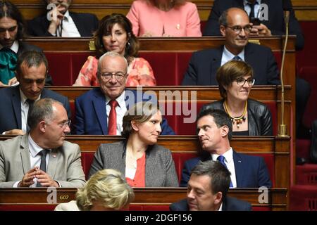 Der ehemalige französische Premierminister und Parlamentsabgeordnete Manuel Valls nimmt an der Eröffnungssitzung der 15. Legislaturperiode der Fünften Republik Frankreichs an der Nationalversammlung in Paris, Frankreich, am 27. Juni 2017 Teil. Foto von Eliot Blondt/ABACAPRESS.COM Stockfoto