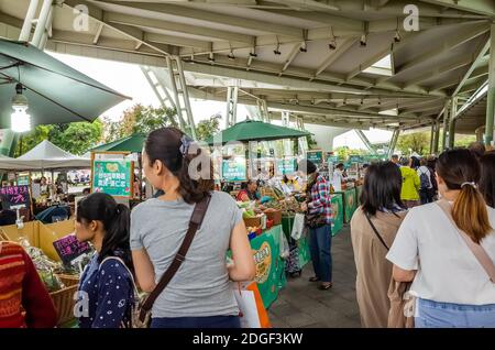 Holiday Famer's Market im taipei expo Park Stockfoto