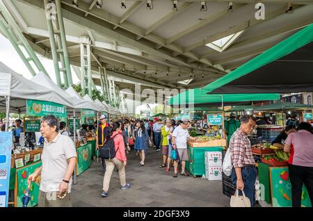 Holiday Famer's Market im taipei expo Park Stockfoto