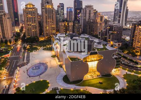 Modernes Gebäude des National Taichung Theatre Stockfoto