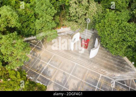 Die Stele des geographischen Zentrums Taiwans Stockfoto