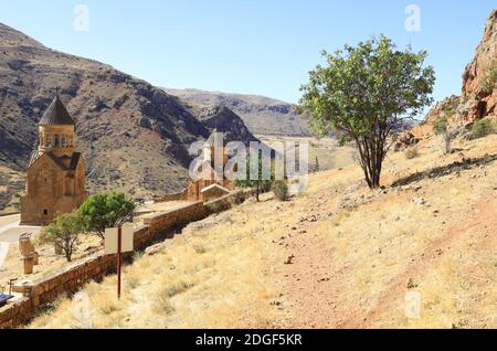 Kloster Noravank, surp Astvatsatsin, Armenien, Asien Stockfoto