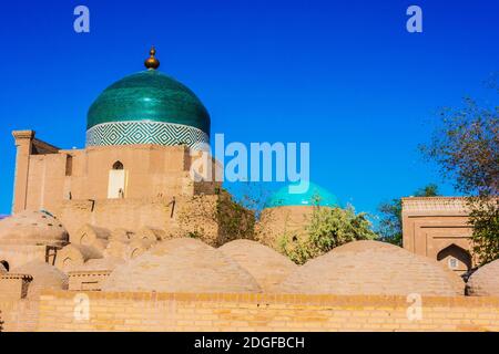 Historische Architektur von Khiva, Usbekistan Stockfoto