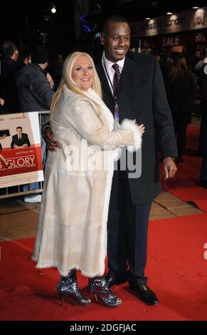 Vanessa Feltz und sein Partner Ben Ofoedu kommen zur britischen Premiere von Morning Glory, Empire Cinema, London. Stockfoto