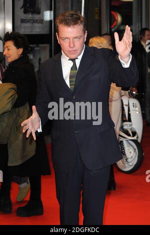 Suggs kommt zur europäischen Premiere von Brighton Rock, Odeon West End Cinema, London. Stockfoto