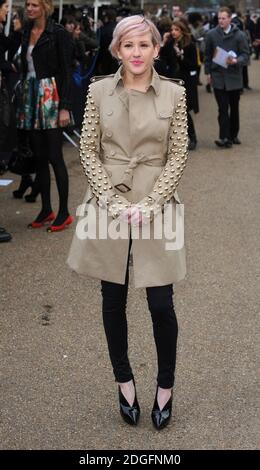 Ellie Goulding bei der Burberry Prorsum Show, Queens Gate, Hyde Park, Teil der London Fashion Week. Stockfoto