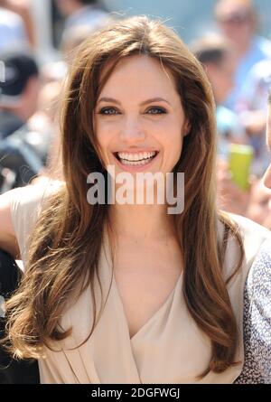 Angelina Jolie wirbt für Kung Fu Panda 2 beim Cannes Film Festival , The Carlton Hotel, Cannes. Stockfoto