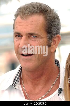 Mel Gibson beim Fotocall für die Beaver, dem Palais De Festival. Teil der 64. Filmfestspiele von Cannes Stockfoto