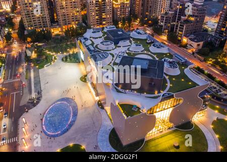 Modernes Gebäude des National Taichung Theatre Stockfoto