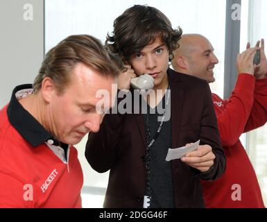 Harry Styles of One Direction beim BGC Annual Global Charity Day, Canary Wharf, London. Stockfoto