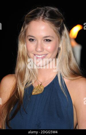 Florence Brudenell-Bruce Ankunft am Raisa Gorbatschow Foundation Dinner, Hampton Court Palace, Surrey. Stockfoto