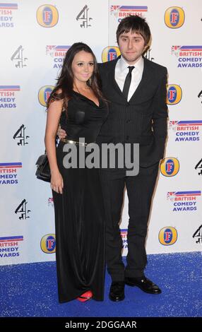 James Buckley und Clair Meek bei der Ankunft bei den British Comedy Awards 2011, Fountain Studios, Wembley, London. Stockfoto