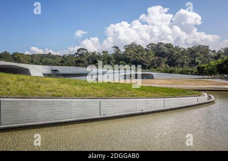 Moderne Architektur des Xiangshan Besucherzentrums Stockfoto