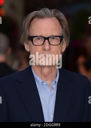 Bill Nighthy bei der britischen Premiere von Total Recall, Vue Cinema, Leicester Square, London. Stockfoto