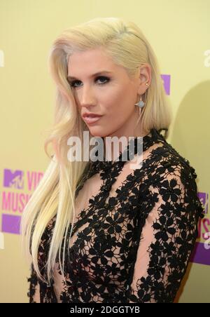 Kesha bei den MTV Video Music Awards im Staples Center, Los Angeles. Copyright Doug Peters EMPICS Entertainment Stockfoto