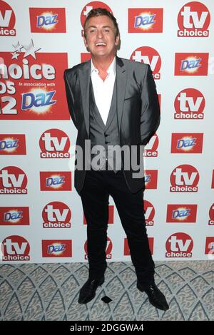 Shane Ritchie bei der Ankunft bei den TV Choice Awards 2012, The Dorchester Hotel, London. Stockfoto