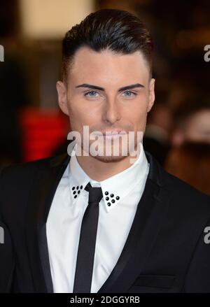 Rylan Clark bei der Weltpremiere von Skyfall in der Royal Albert Hall, Kensington Gore, London. Stockfoto