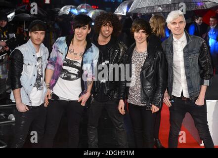 Future Kicks kommen zur UK-Premiere von GI Joe: Retaliation im Empire Cinema in London. Stockfoto