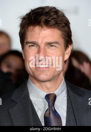 Tom Cruise bei der UK Premiere von Oblivion im BFI IMAX, South Bank, London. Stockfoto