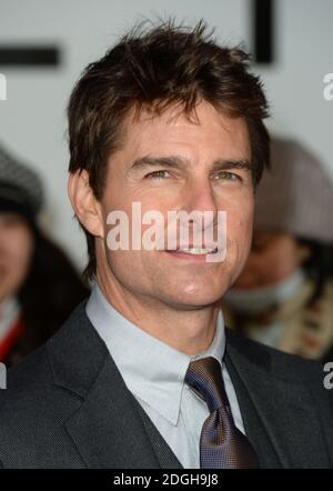 Tom Cruise bei der UK Premiere von Oblivion im BFI IMAX, South Bank, London. Stockfoto