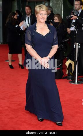 Clare Balding bei der Ankunft bei den Arqiva British Academy Television Awards 2013 in der Royal Festival Hall, London. Stockfoto