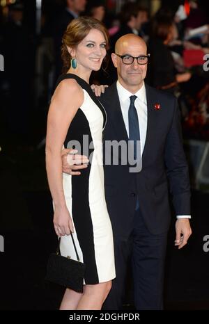 Stanley Tucci bei der Weltpremiere von "The Hunger Games: Catching Fire", Odeon Cinema, Leicester Square, London. Stockfoto