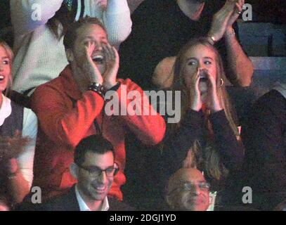 Sam Branson und Cressida Bonas am WE Day, Wembley Arena, London. Stockfoto