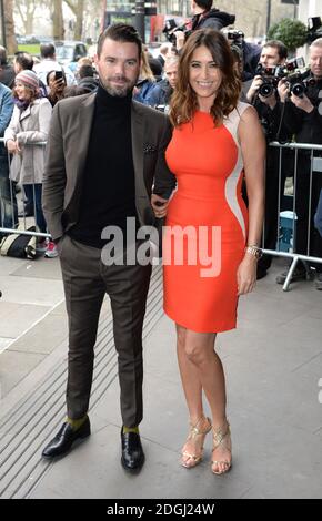 Lisa Snowdon und Dave Berry bei der Ankunft bei den TRIC Awards 2013, Grosvenor House Hotel, London. Stockfoto