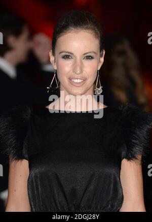 Charlie Webster bei der Ankunft bei den BAFTA Games Awards 2014, Tobacco Dock, London. Stockfoto