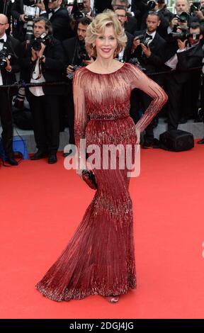 Jane Fonda bei der Ankunft in der Grace of Monaco Gala Premiere, Teil des 67. Festival de Cannes, Palais du Festival, Cannes. Stockfoto