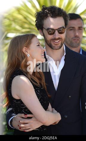 Jessica Chastain und Boyfrind Gian Luca Passi de Preposulo beim Verschwinden von Eleanor Rigby Photocall, Teil des 67. Festival de Cannes, Palais Du Festival, Cannes. Stockfoto