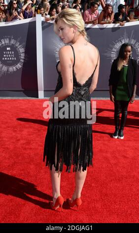 Irland Baldwin bei den MTV Video Music Awards 2014, The Forum, Inglewood, Los Angeles. Stockfoto