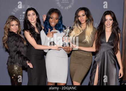 Fünfte Harmony Backstage im MTV Video Music Awards 2014 Press Room, The Forum, Inglewood, Los Angeles. Bildnachweis sollte lauten: Doug Peters EMPICS Entertainment Stockfoto