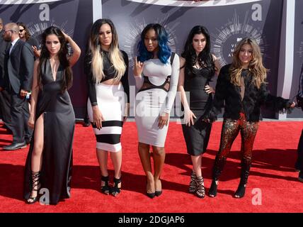 Fünfte Harmony Ankunft bei den MTV Video Music Awards 2014, The Forum, Inglewood, Los Angeles. Stockfoto